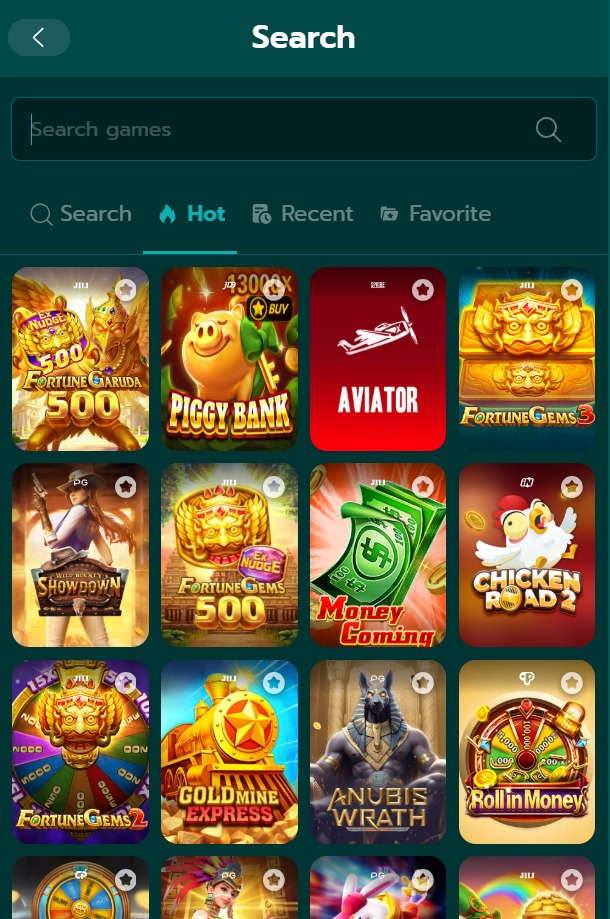 1PPP Game screenshot showing slot, card, arcade, live, sports, fish, and quick game categories.